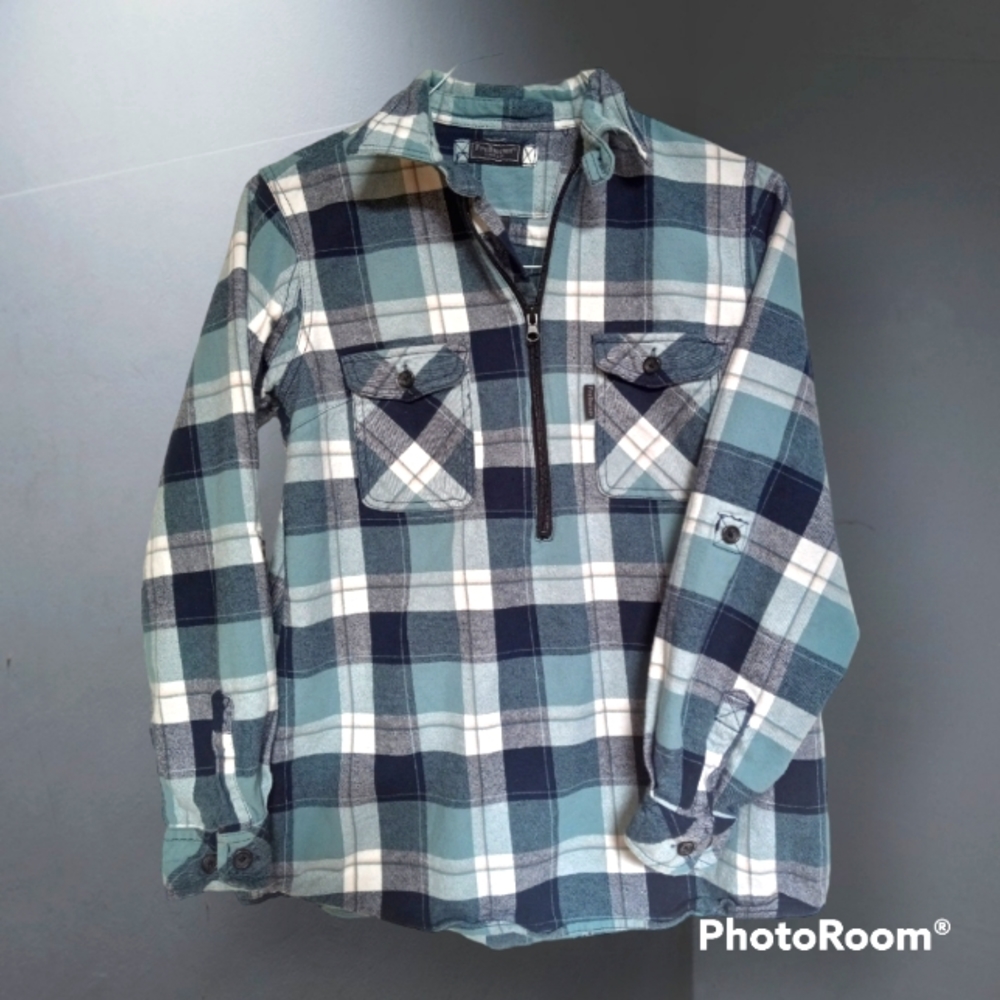 Five Brother Half Zip Flannel Size Large